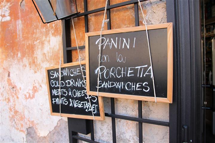 Günstige Restaurants Rom: frische Paninis