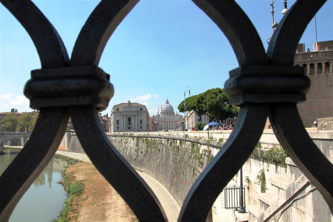 Kurztrip Rom-Blick auf den Tiber