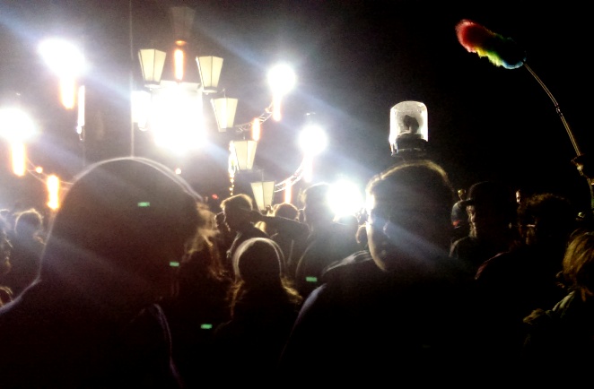 Plötzlich am Meer Festival in Polen: Der Uwaga-Floor bei Nacht