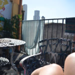 Unser Hostel in Palermo: Sommer-Glücksgefühle auf unserer Terrasse