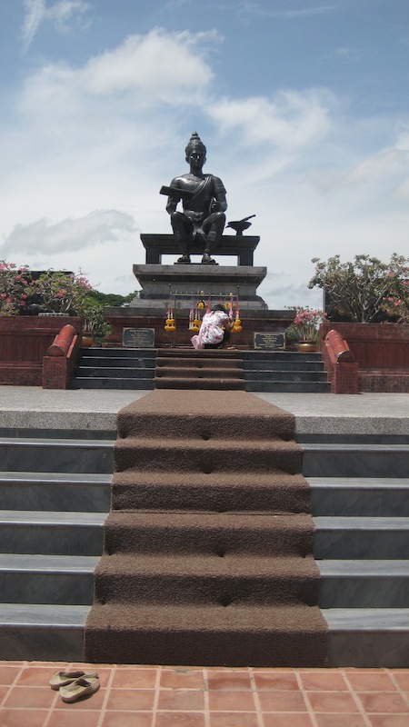 Ein Denkmal für König Ramkhamhaeng