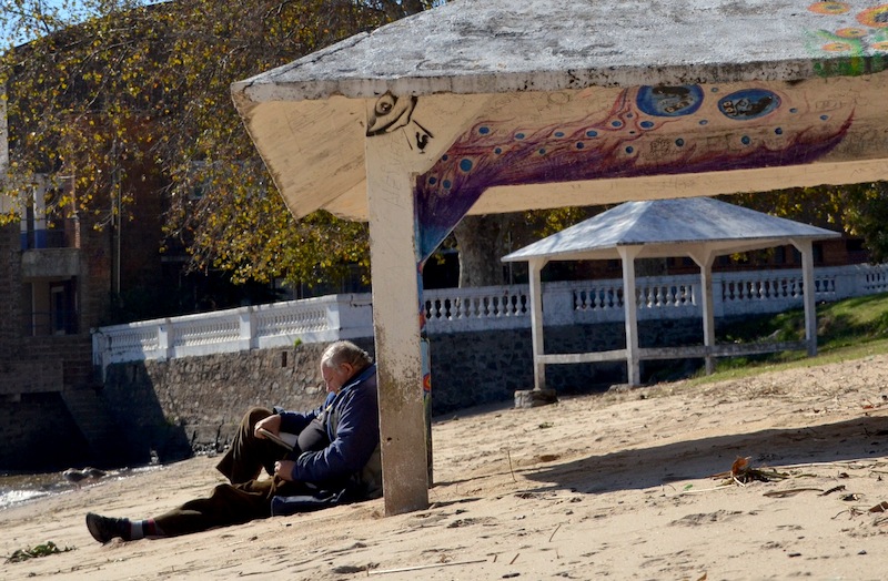 Entspannte Menschen wohin das Auge reicht auf unserem Uruguay Trip