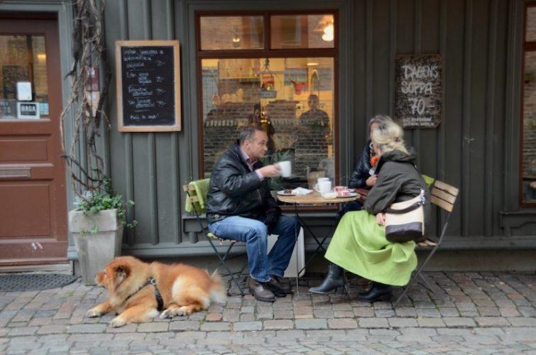 Gemütliche Cafés in Haga an jeder Ecke, Göteborg
