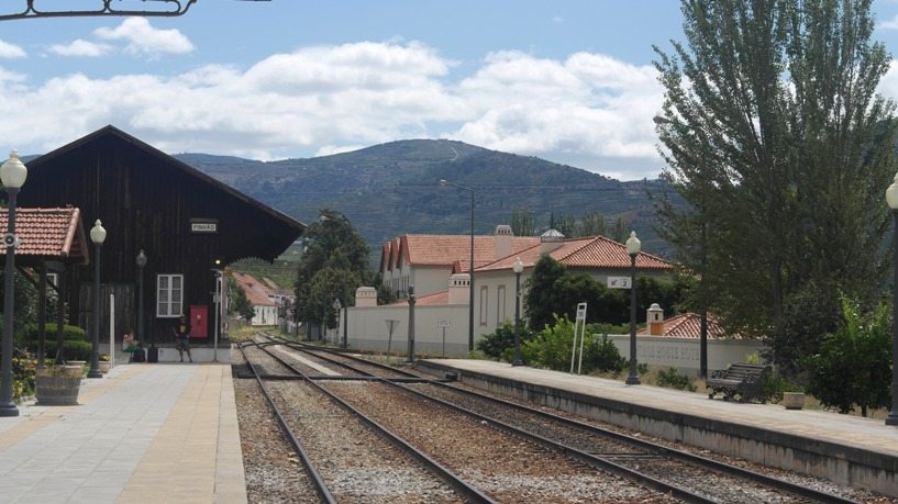 Bahnhof in Pinhão - Douro-Tal, Portugal