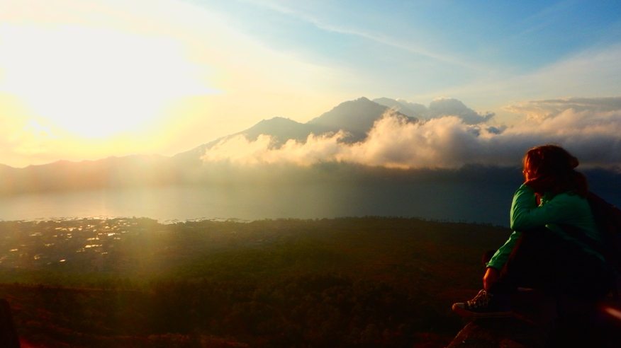 Der Vulkan Agung auf Bali