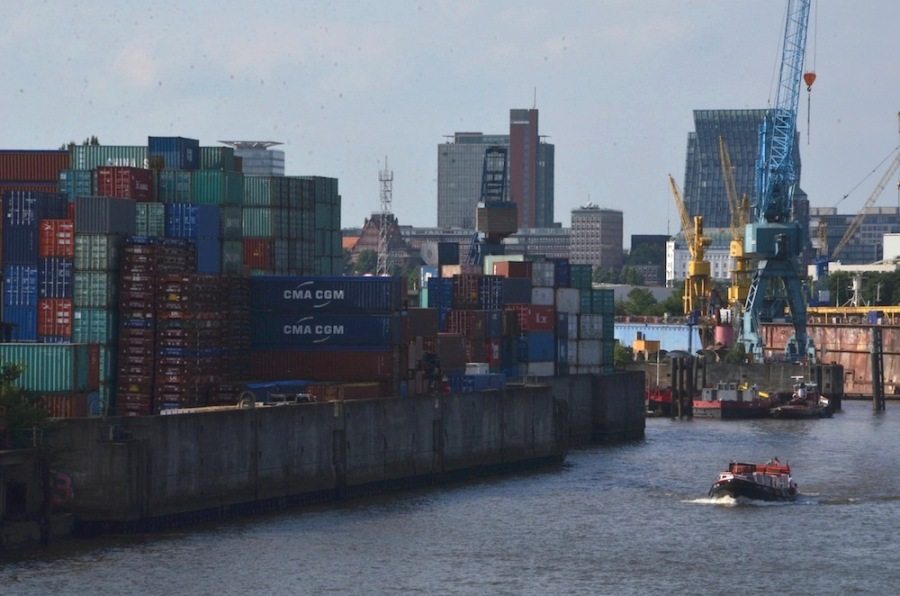 Freihafen in Hamburg: einer der schönsten Orte und toll für einen Spaziergang