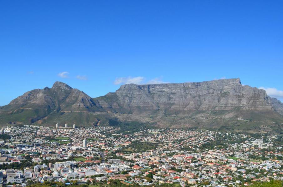 Der Tafelberg in Kapstadt, Südafrika-Highlight