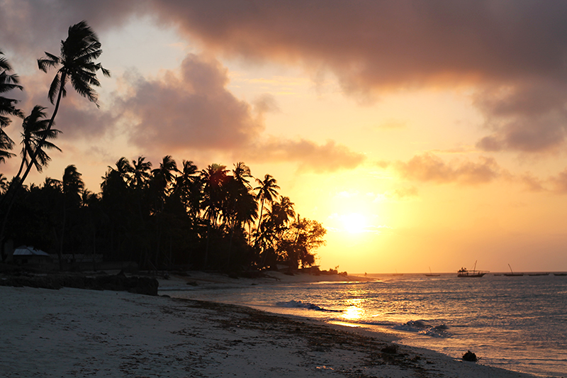 Sansibar Sonnenuntergang Nungwi