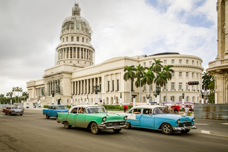 Sehenswürdigkeiten Kuba Rundreise - Oldtimer-Fahrt in Havanna mit Oldtimer