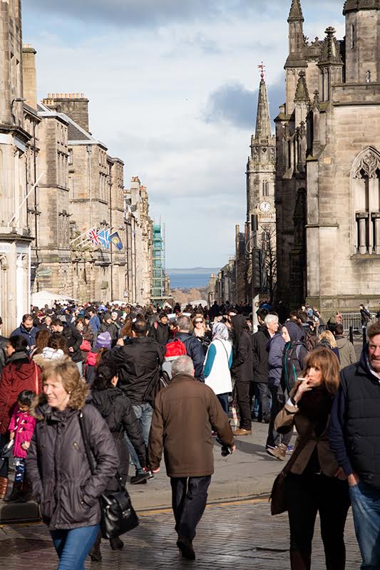 Die Old Town von Edinburgh