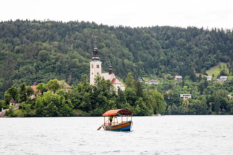 Der Bleder See in Slowenien