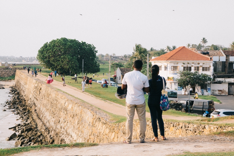 Sri Lanka Backpacking Rundreise Tipp: Ausblick vom Fort in Galle