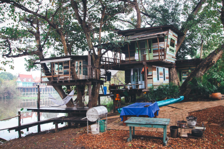 Eine meiner liebsten Thailand-Unterkünfte: Das Baumhaus in Ayutthaya