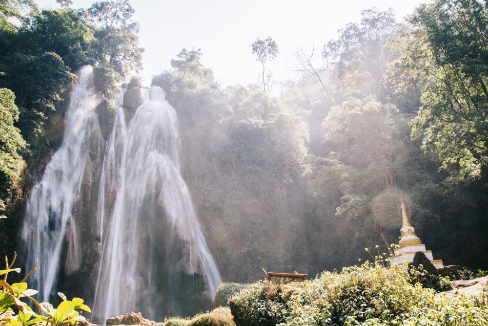 Dat Taw Giant Waterfall bei Pyin u Lwin - Highlight Myanmar Backpacking Route