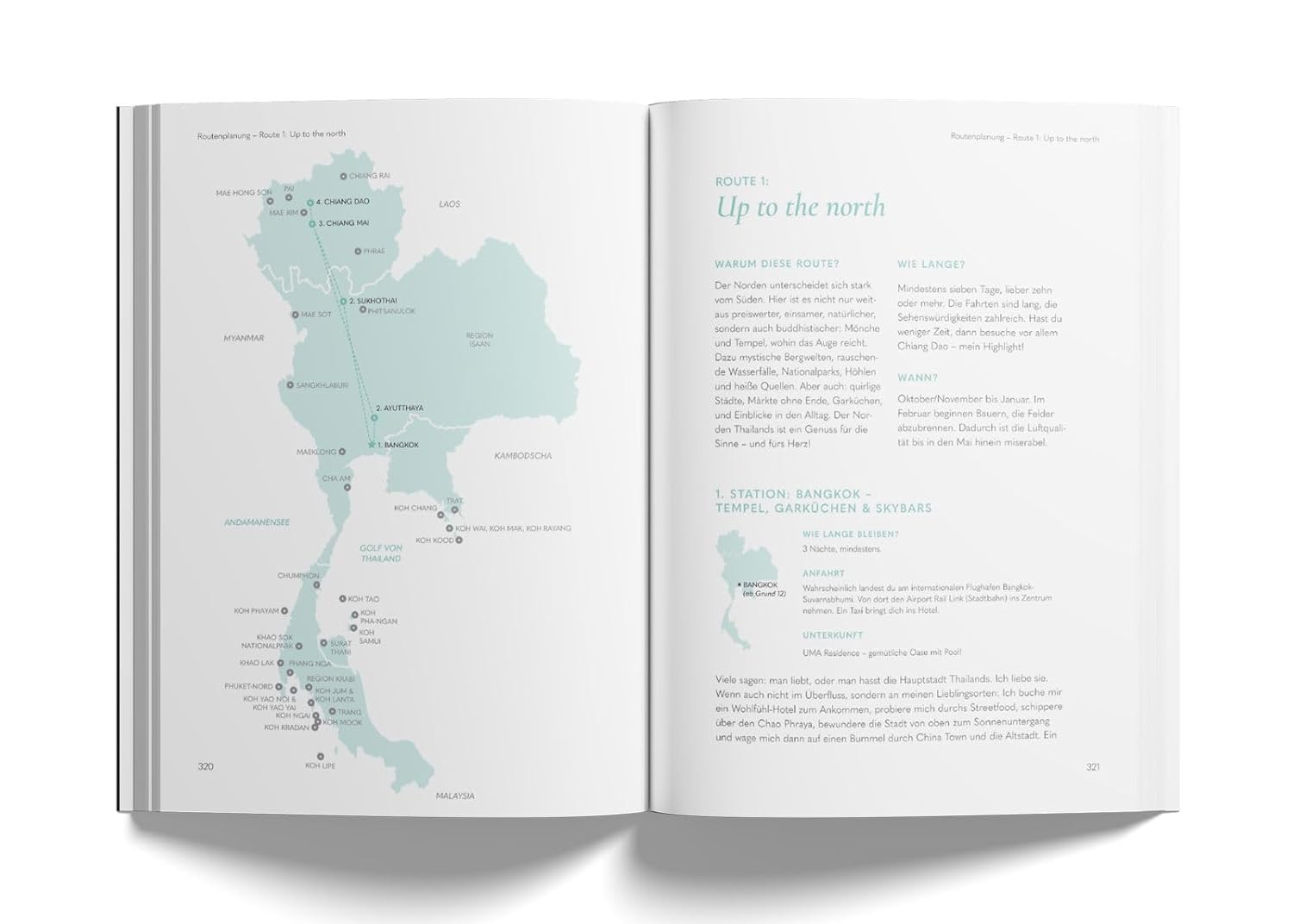 105 Gründe, Thailand zu lieben - Route
