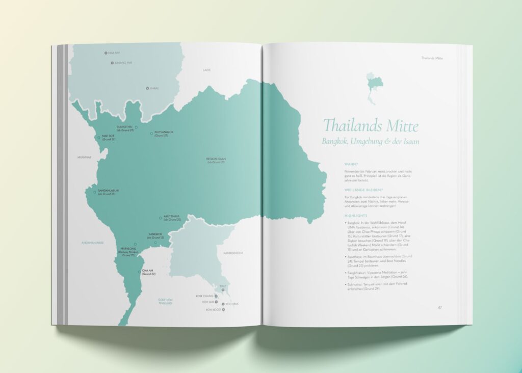 105 Gründe Thailand zu lieben Reiseführer Karten