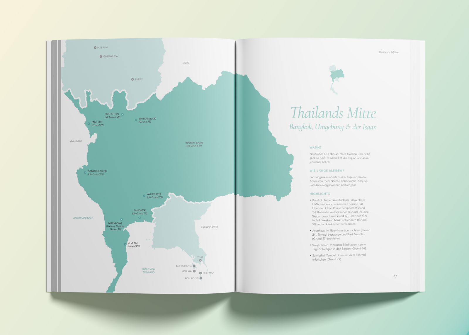 105 Gründe Thailand zu lieben Reiseführer Karten