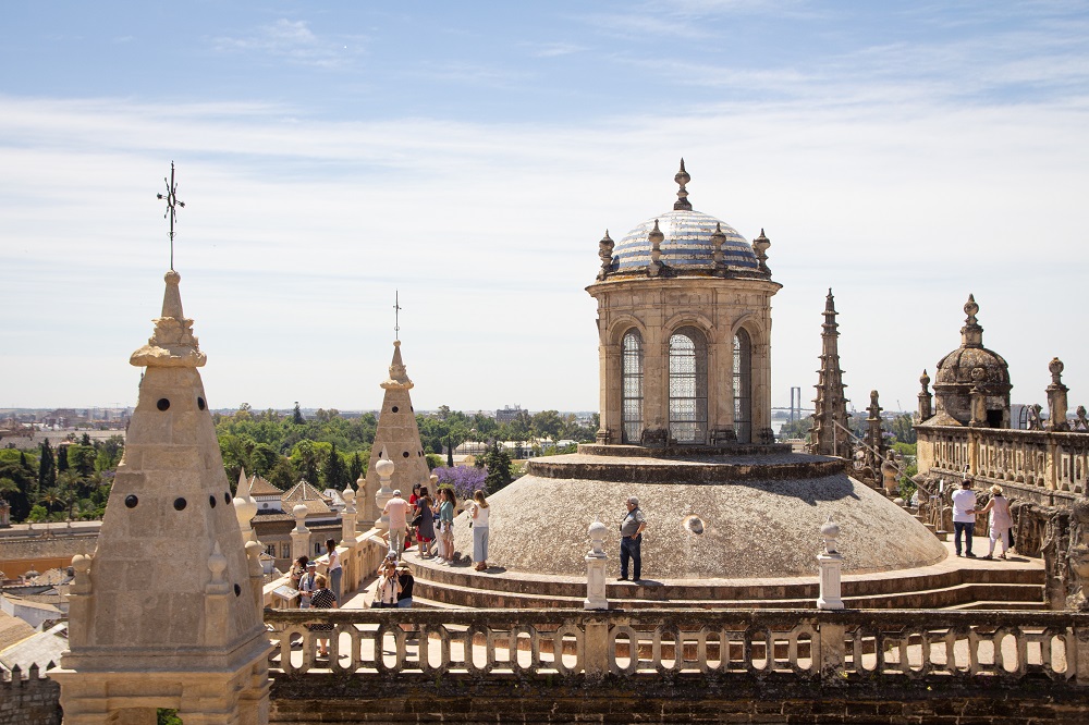 Sevilla Reisebericht Ausblick von der Kathedrale