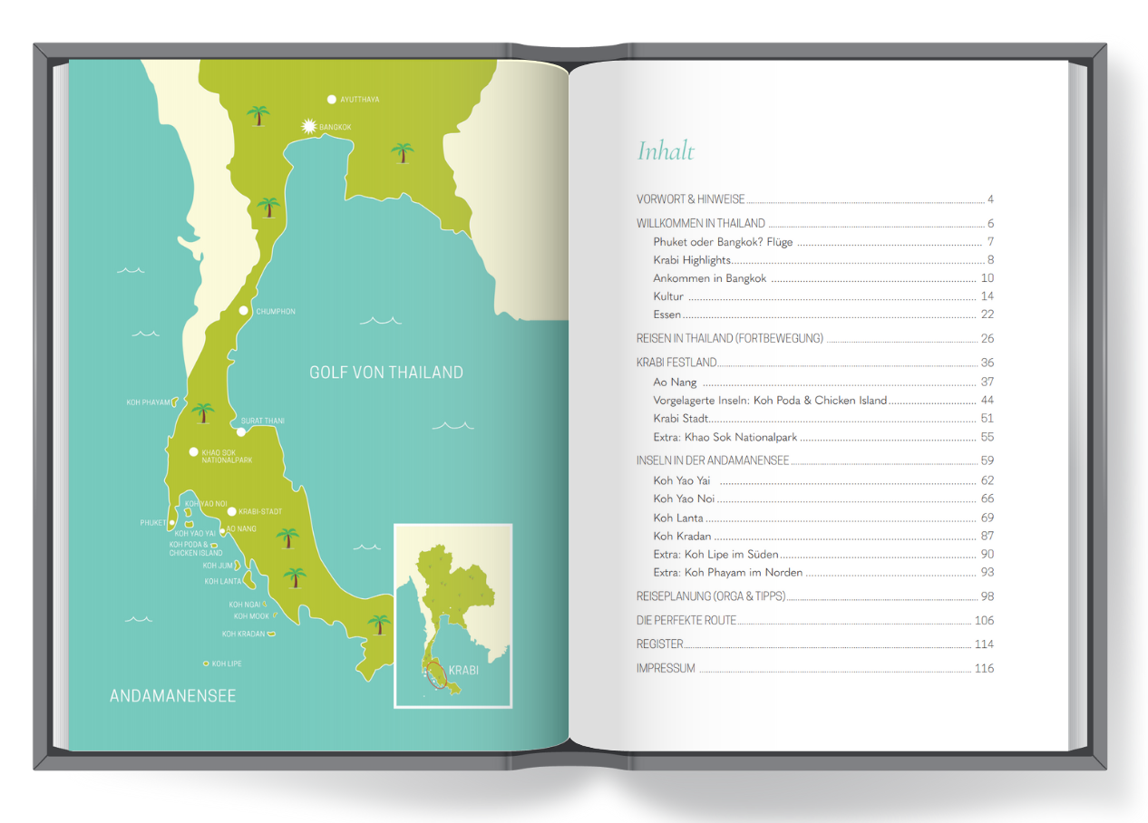 Krabi Reiseführer Inhaltsverzeichnis