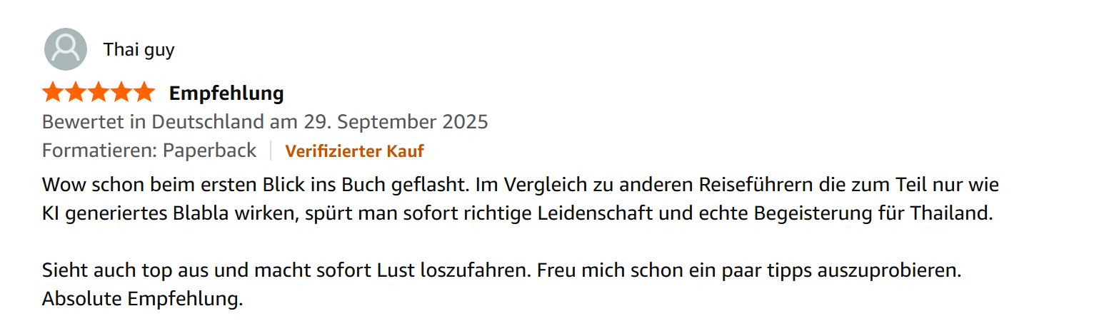 Reiseführer Thailand Rezension