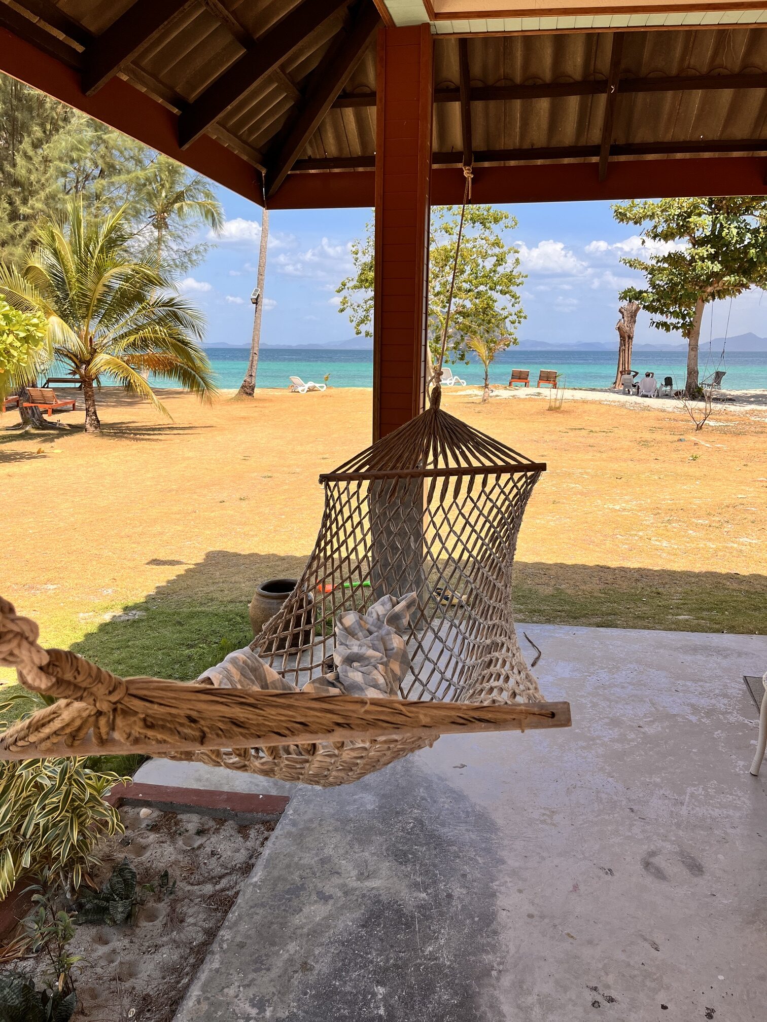 Hängematte auf Koh Ngai